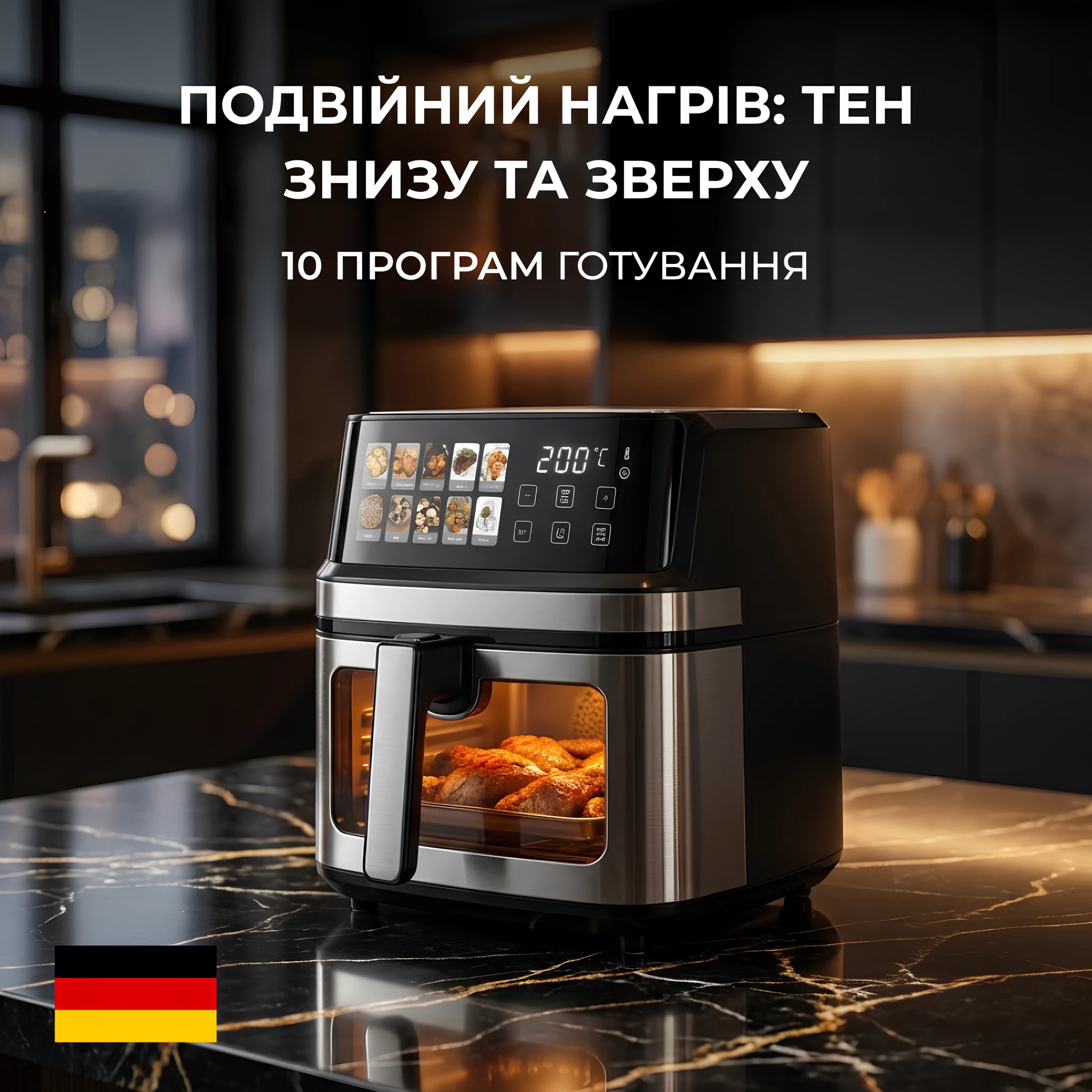 Аерофритюрниця Domotec MS-3223